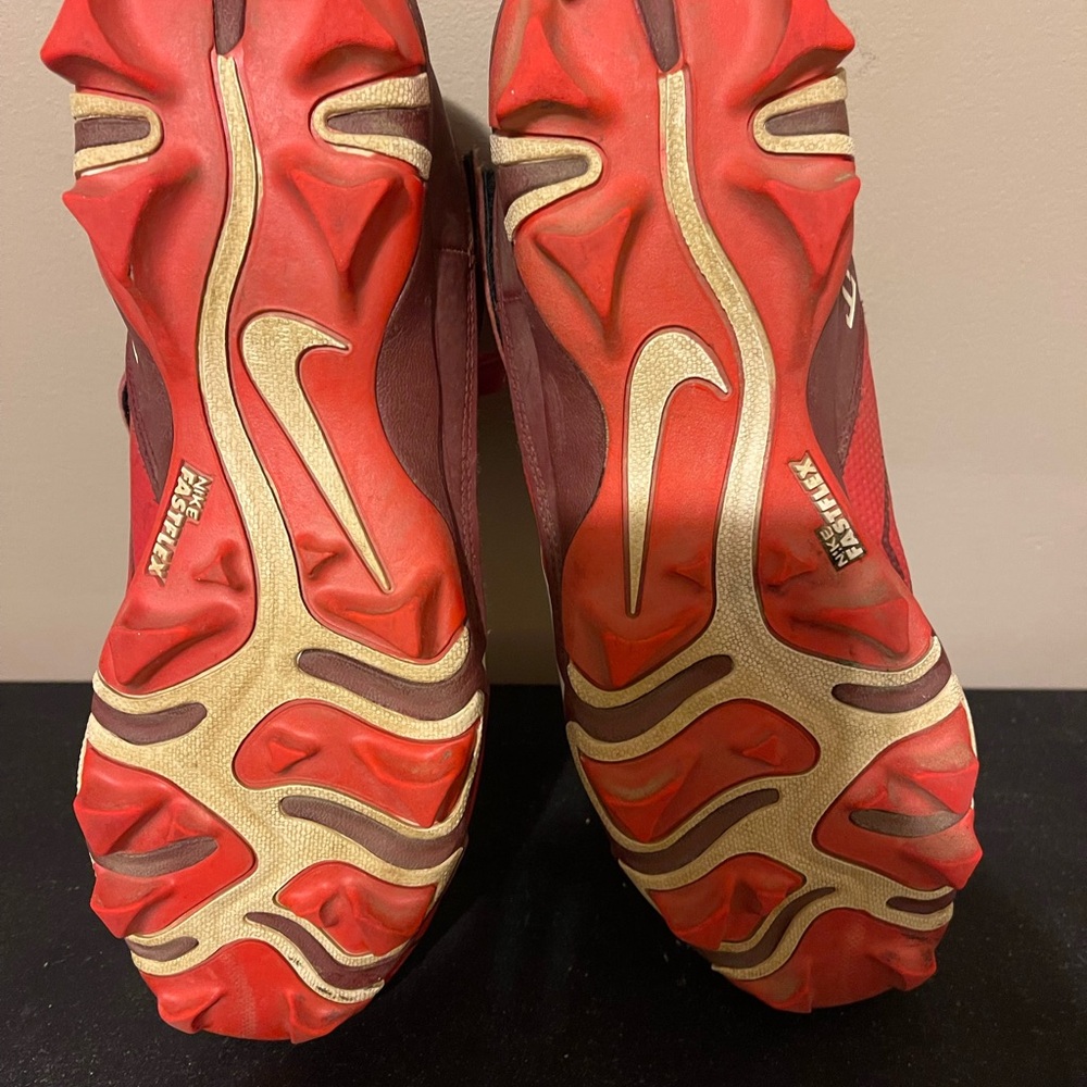 Mike Trout Nike Force Baseball Cleats Shoes Fastflex Sports Performance 9 Red - Picture 7 of 7
